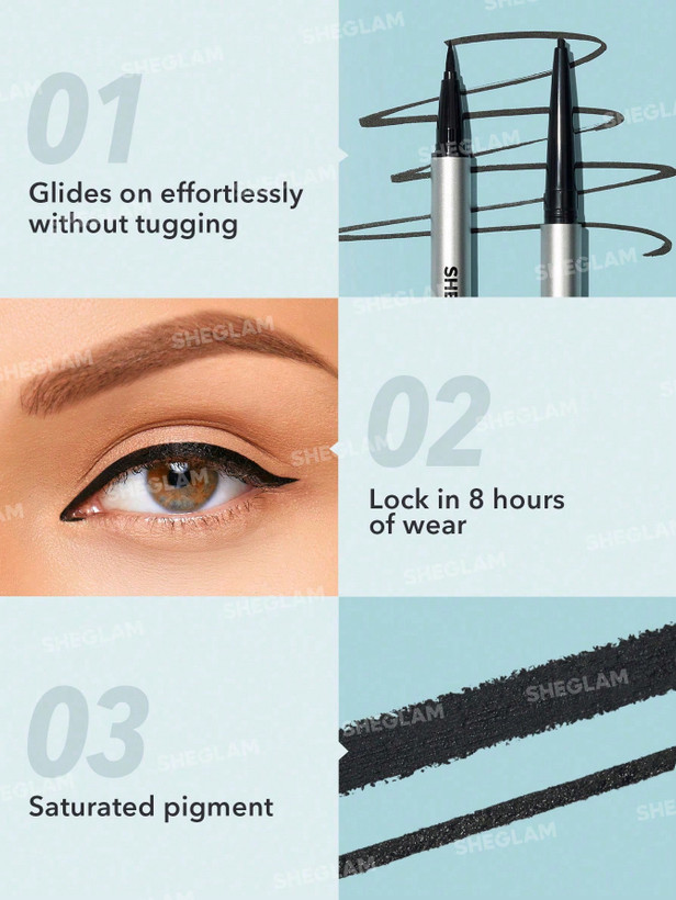 فروشگاه ویونا خط چشم دو سر ماژیکی- خط چشم دو سر ماژیکی On-Line Dual Eyeliner-Black شیگلم