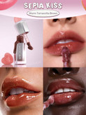 Glass Lock Air Gloss-Sepia Kiss شیگلم اصل اورجینال در فروشگاه ویونا لیپ گلاس شیشه ای شیگلم