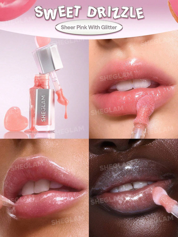 Glass Lock Air Gloss-Sweet Drizzle شیگلم اصل اورجینال در فروشگاه ویونا لیپ گلاس شیشه ای شیگلم