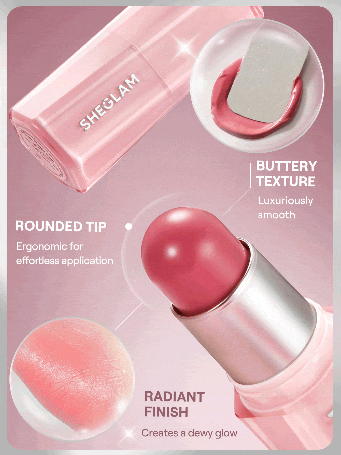 قیمت خرید مناسب رژگونه کره ای مدل Buttery Bliss Blush Stick شیگلم اورجینال ویونا