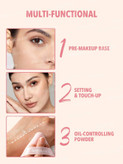 پودر فیکس صورتی مدل Hydro-Touch Refreshing Setting Powder شیگلم اصل وارداتی اورجینال در ویونا