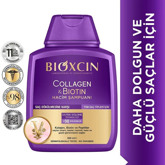 شامپو مخصوص موهای نازک و ضعیف شده و رنگ شده بیوکسین در ویونا