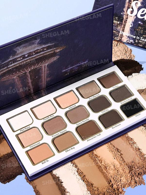 قیمت خرید مناسب پالت سایه شیگلم 15 رنگ مدل Showtime In Seattle اصل اورجینال در فروشگاه ویونا
