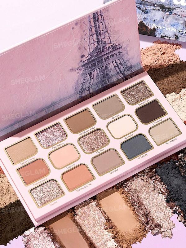 قیمت خرید مناسب پالت شیگلم سایه 15 رنگ مدل Picnic In Paris اصل اورجینال در فروشگاه ویونا