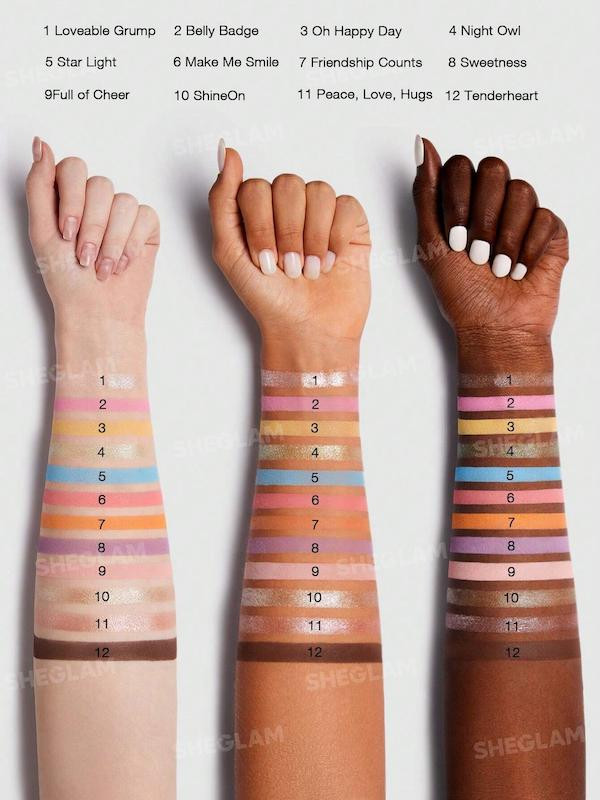 قیمت خرید مناسب پالت سایه 12 رنگ مدل خرس مهربون Care Bears اصل اورجینال ویونا