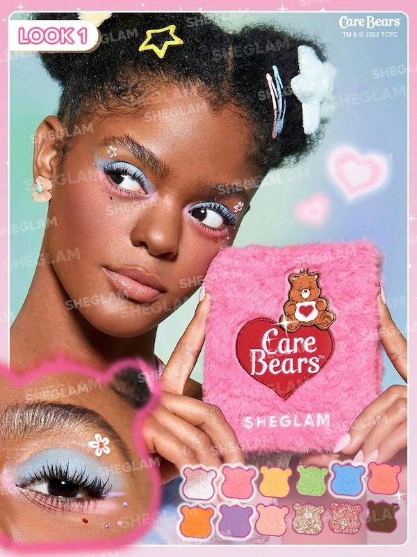 قیمت خرید مناسب پالت سایه 12 رنگ مدل خرس مهربون Care Bears اصل اورجینال ویونا