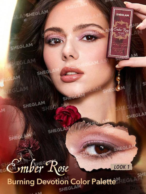 قیمت خرید مناسب پالت سایه شیگلم 4 رنگ مدل امبررز Ember Rose Burning Devotion اصل اورجینال در فروشگاه ویونا
