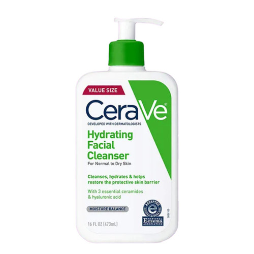 ژل شستشوی صورت سراوی(Cerave) مدل Hydrating اورجینال مناسب انواع پوست ها _ فروشگاه ویونا