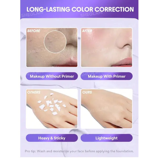 قیمت خرید مناسب پرایمر از بین برنده زردی پوست مدل Color Yellow Correcting شیگلم اصل اورجینال فروشگاه ویونا