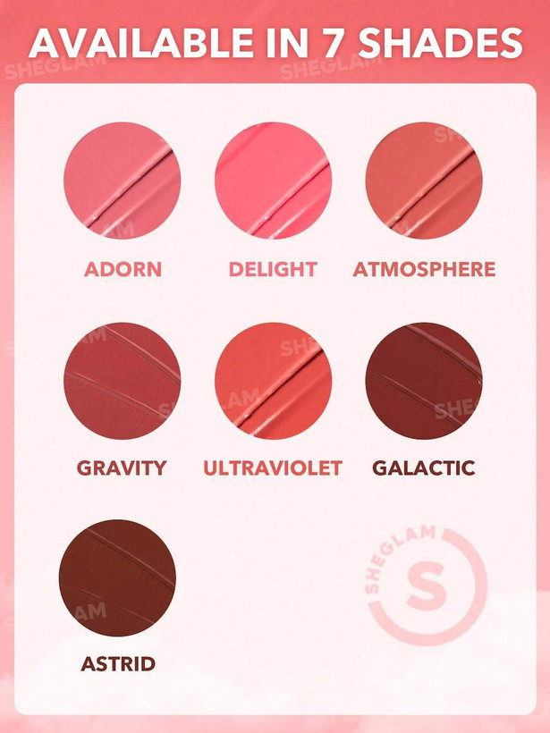 رژگونه و رژلب کرمی Sheglam Space Blush & Lip Stick اورجینال با پیگمنت بالا
