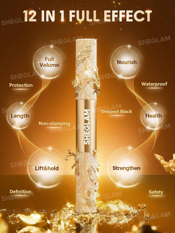 قیمت خرید مناسب ریمل دو سر حجم دهنده و تقویت کننده مدل طلایی شیگلم اصل اورجینال فروشگاه ویونا