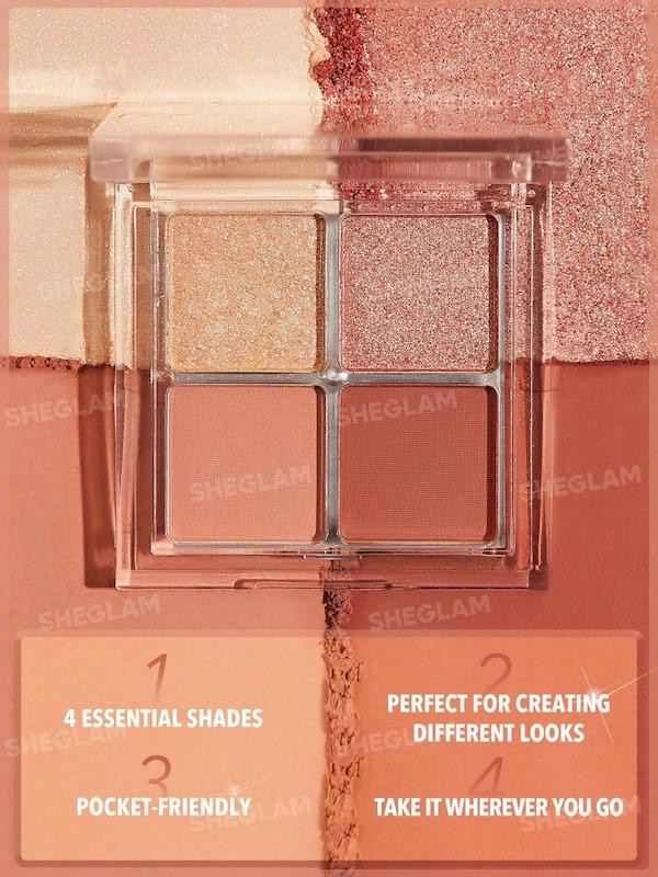 فروشگاه شیگلم نمایندگی شیگلم -قیمت خرید مناسب پالت سایه 4 رنگ با پیگمنت بالا مدل Charm school شیگلم اصل اورجینال ویونا