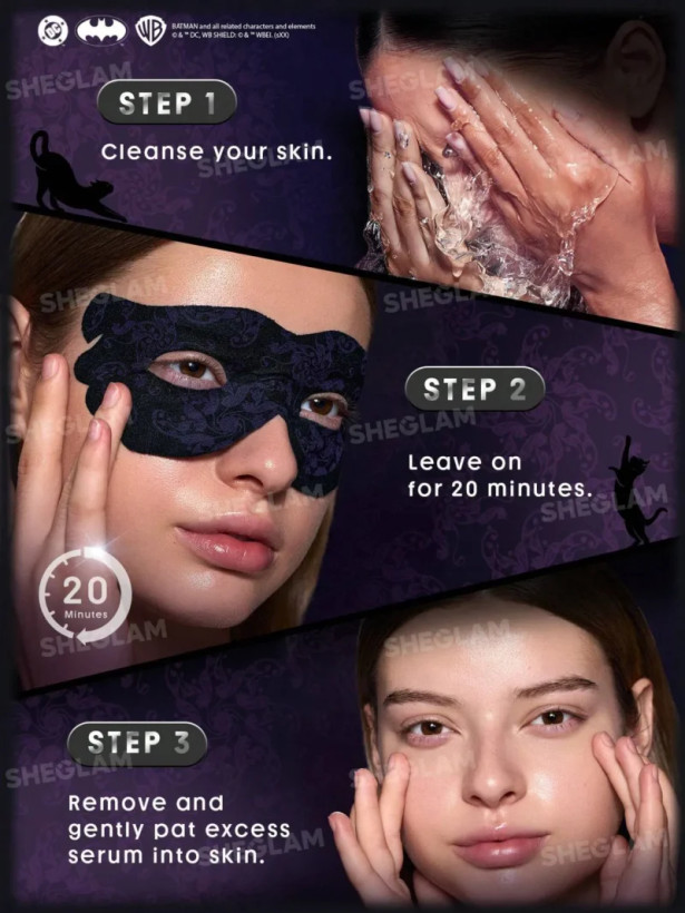 حراج ماسک شیگلم دور چشم Cat Woman قبل و بعد از مصرف - آرایشی و بهداشتی ویونا