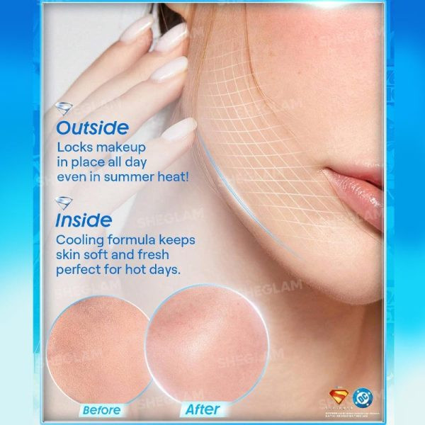 پرایمر خنک کننده-قیمت خرید مناسب پرایمر خنک کننده پوست مدل Cool grip از کالکشن سوپرمن از برند شیگلم اصل اورجینال فروشگاه ویونا