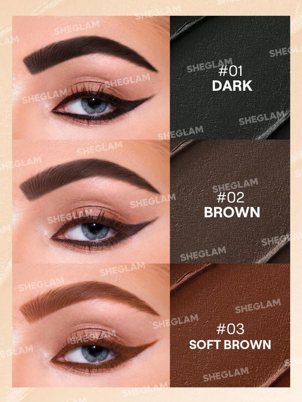 پالت دوکاره ابرو و خط چشم Streamline Brow & Eyeliner Gel شیگلم اورجینال فروشگاه آرایشی و بهداشتی ویونا