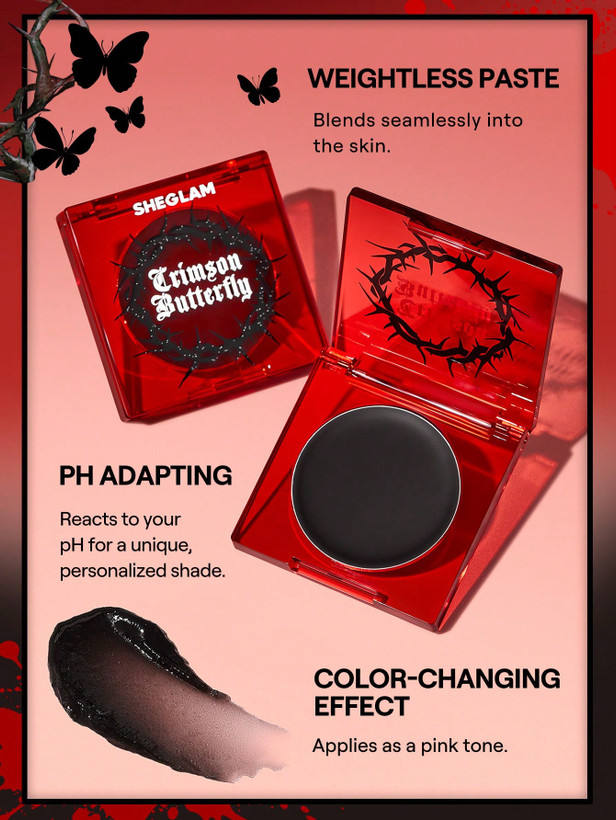 خرید رژگونه تغییر رنگ شیگلم Crimson Butterfly اورجینال فروشگاه آرایشی و بهداشتی ویونا
