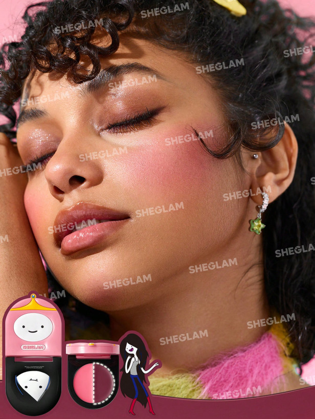 رژگونه کرمی شیگلم Bubbline با قابلیت چندکاره روی گونه لب و پلک فروشگاه آرایشی و بهداشتی ویونا