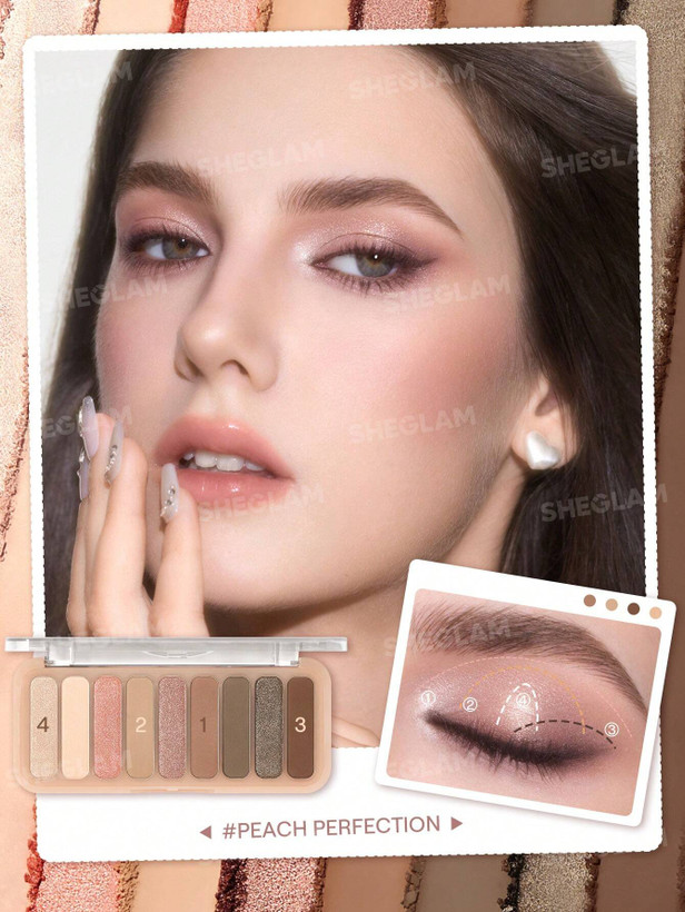 خرید پالت سایه شیگلم Peach Perfection رنگهای صورتی و بژ فروشگاه آرایشی و بهداشتی ویونا