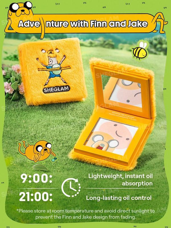 پودر بیک Adventure Time شیگلم با بسته بندی خزدار و منحصربه فرد - فروشگاه آرایشی و بهداشتی ویونا