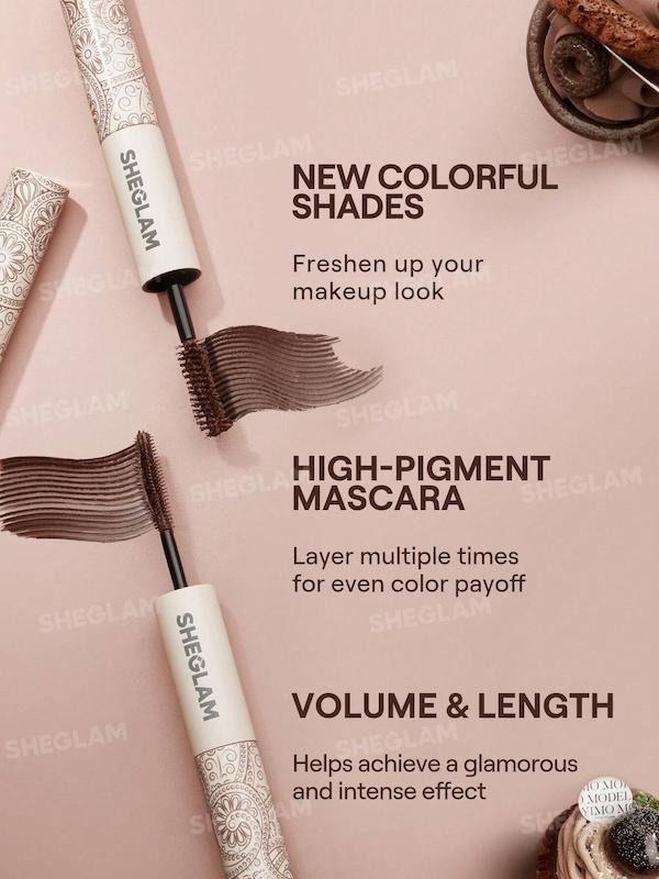 ریمل قهوه ای Sheglam Macchiato Mascara اورجینال حجم دهنده