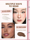 مجموعه کامل ۱۱ رنگ سایه استیکی شیگلم Creamsicle - فروش ویژه ویونا
