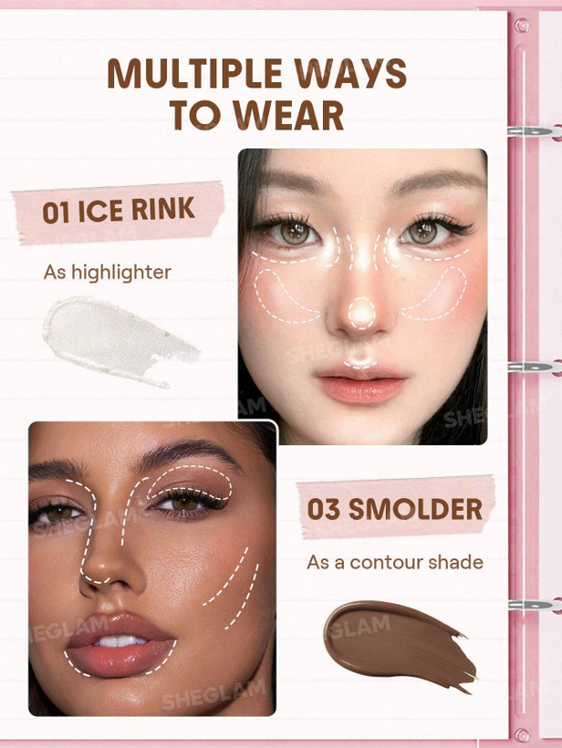 مجموعه کامل ۱۱ رنگ سایه استیکی شیگلم Creamsicle - فروش ویژه ویونا