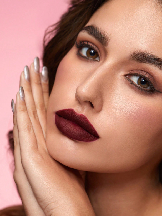 Matte Allure Liquid Lipstick Sheglam orginal نمای دیگر رنگ city night