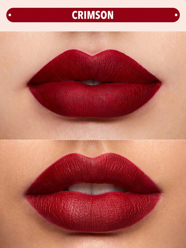 رژ لب مات شیگلم رنگ Crimson قرمز عمیق - فروشگاه آرایشی و بهداشتی ویونا