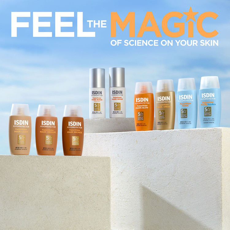 کرم ضدآفتاب بدون رنگ فیوژن واتر مجیک SPF50 | آرایشی بهداشتی ویونا