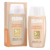۱. کرم ضدآفتاب رنگی ایزدین فیوژن واتر مجیک رنگ لایت SPF 50 حجم ۵۰ میلیلیتر فروشگاه آرایشی و بهداشتی ویونا