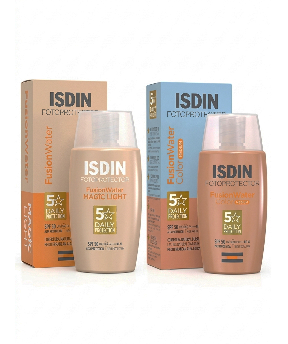 کرم ضدآفتاب رنگی مدیوم و لایت فیوژن واتر SPF50 | آرایشی بهداشتی ویونا