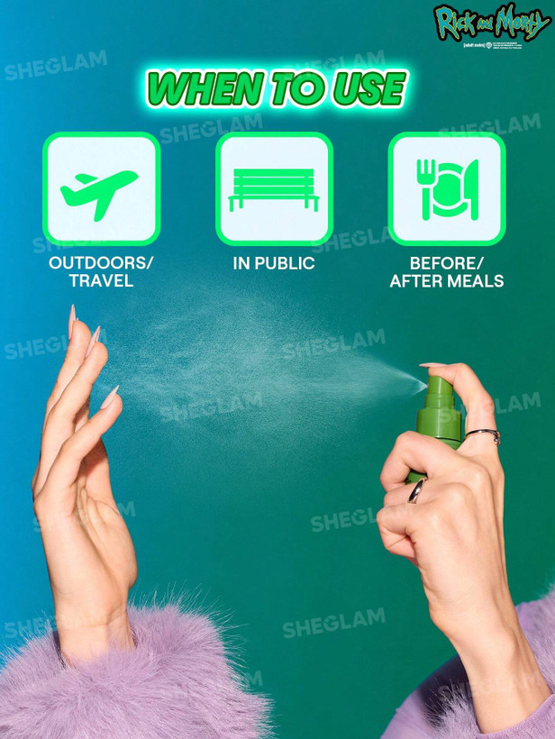اسپری دست بدون الکل با رایحه خیار - فروشگاه آرایشی و بهداشتی ویونا