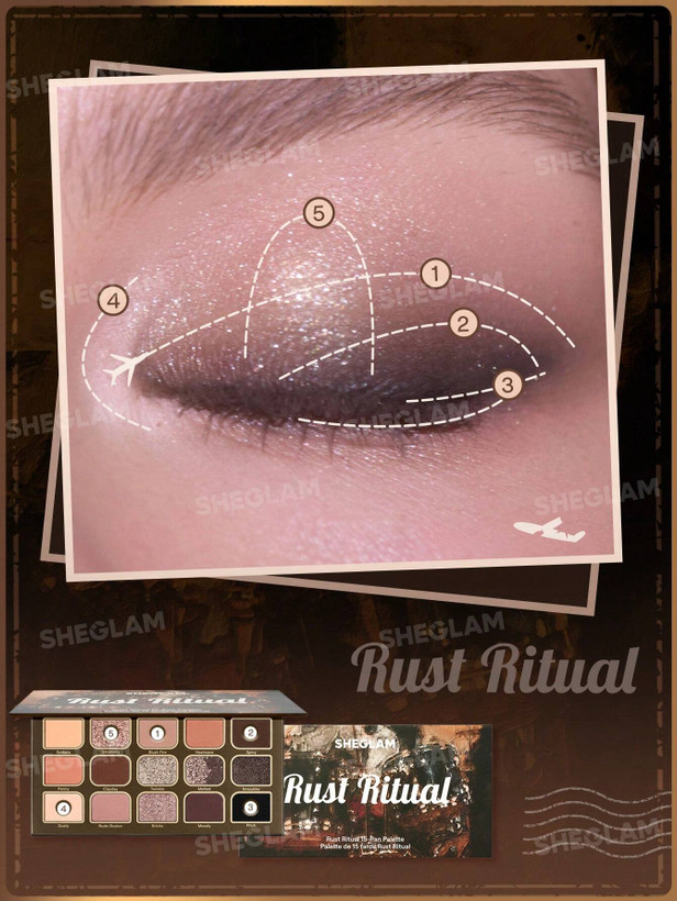 پالت سایه 15 رنگ Rust Ritual | آرایشی بهداشتی ویونا