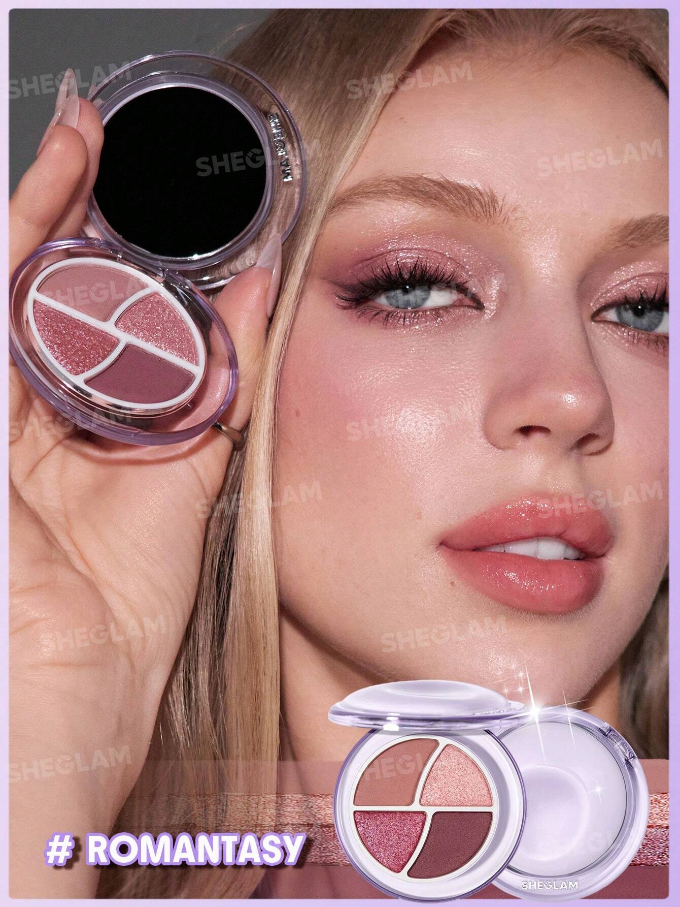 سایه تاپر درخشان پالت Daydreamer Mini Palette Romantasy ویونا