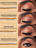 خرید آنلاین ست برس آرایش چشم Glam 101 فروشگاه آرایشی ویونا