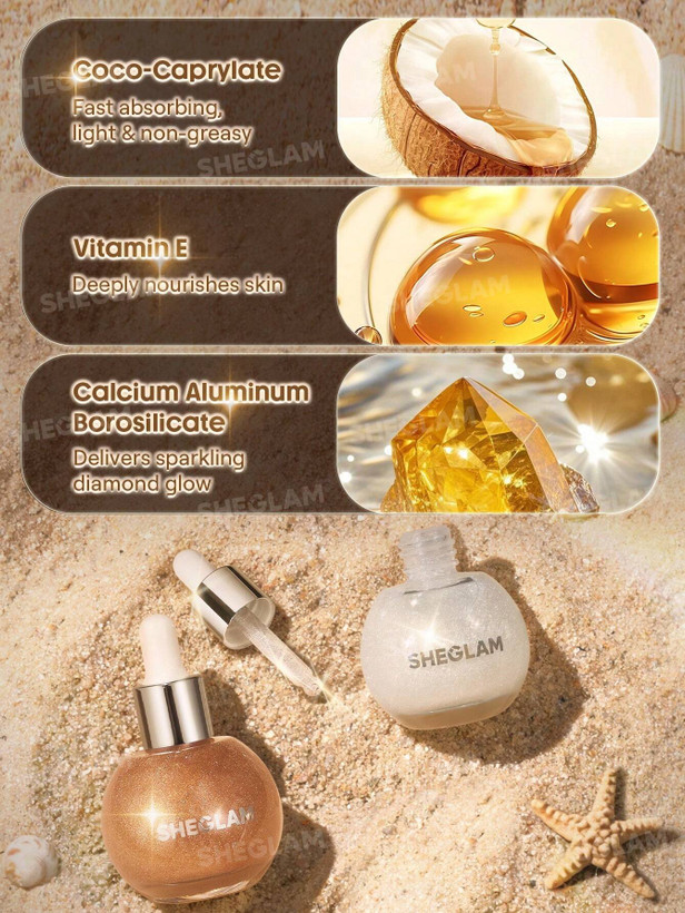 روغن بدن هایلایتر شاین دار سان لیت اسلیک | آرایشی بهداشتی ویونا