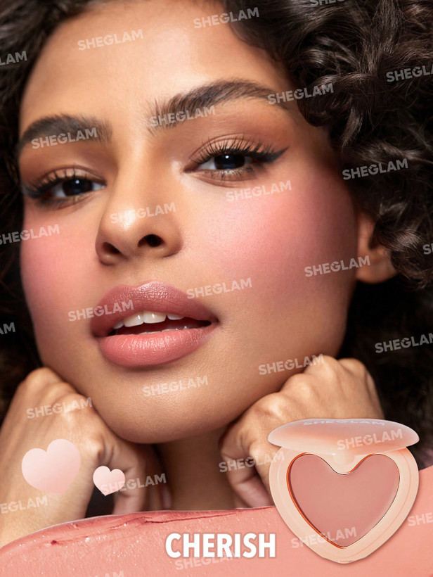 ارزان ترین وارد کننده محصولات شیگلم اصل-ویونا کف قیمت رژگونه و رژلب جامد قلبی مدل Playing Cupid Cream Blush شیگلم اصل اورجینال