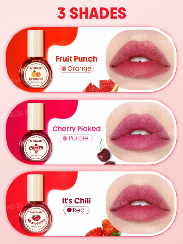 تینت لب و گونه شیگلم رنگ Cherry Picked - فروشگاه آرایشی و بهداشتی ویونا