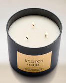 شمع سه فتیله Scotch and Oud برند Bath and Body Works | آرایشی ویونا
