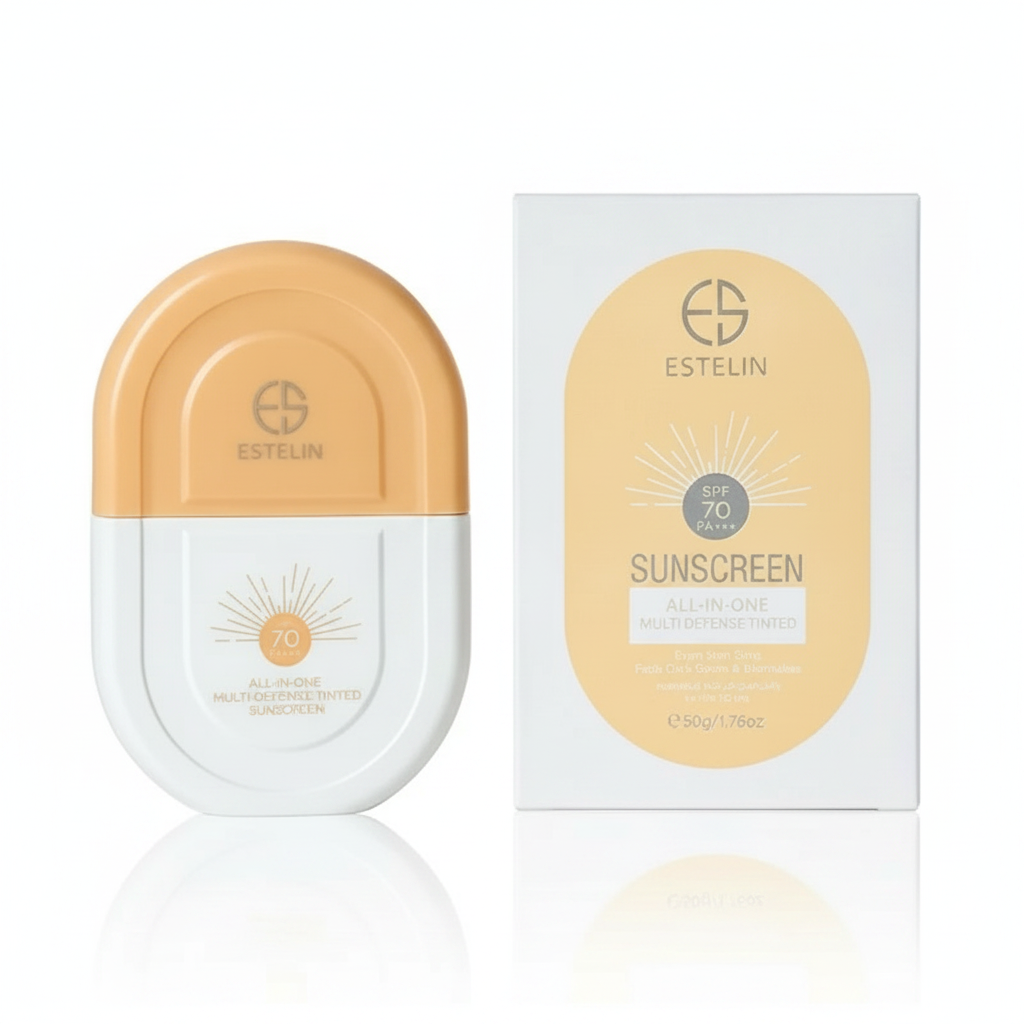 کرم ضدآفتاب رنگی استلین SPF 70 مناسب انواع پوست  | آرایشی بهداشتی ویونا