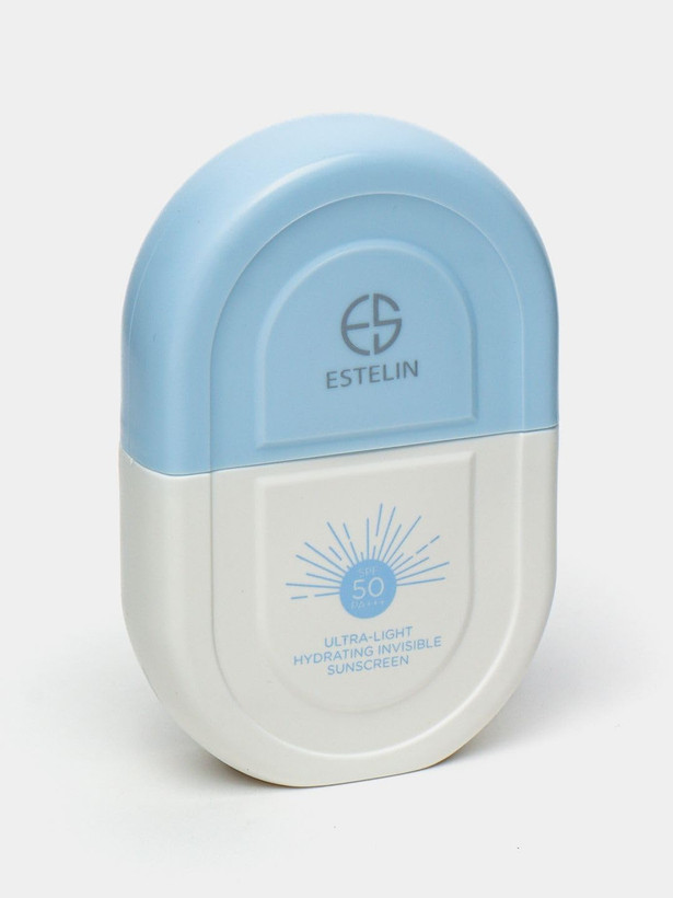 نمای روبرو بطری Estelin Sunscreen Ultra-Lightweight