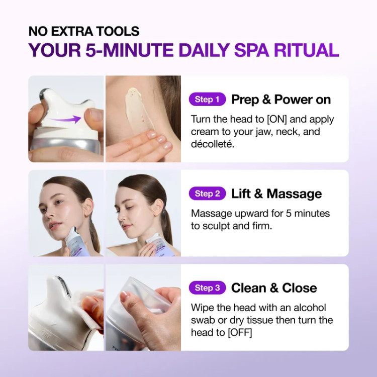 اپلیکاتور گواشای منحنی کرم آنوا مناسب گردن فک دکلته - ویونا