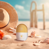 نمای ساحلی کرم ضدآفتاب رنگی استلین SPF 70 مناسب انواع پوست | آرایشی بهداشتی ویونا